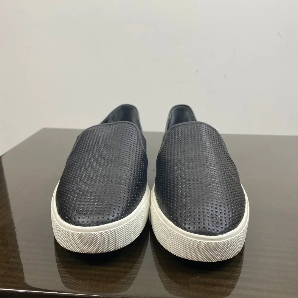 Vince Blair Slip On Perforated Leather Slip On Sneakers Women's 8M